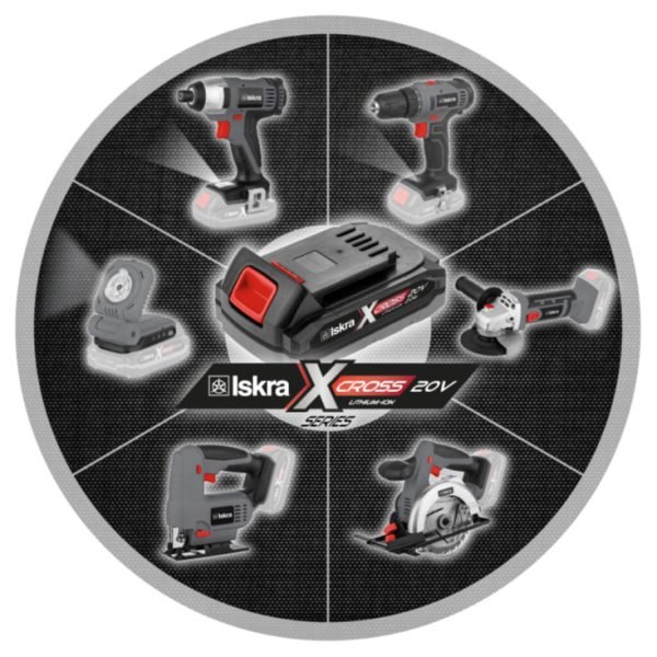 Akumulatorska Ugaona Brusilica | ISKRA - X-Cross