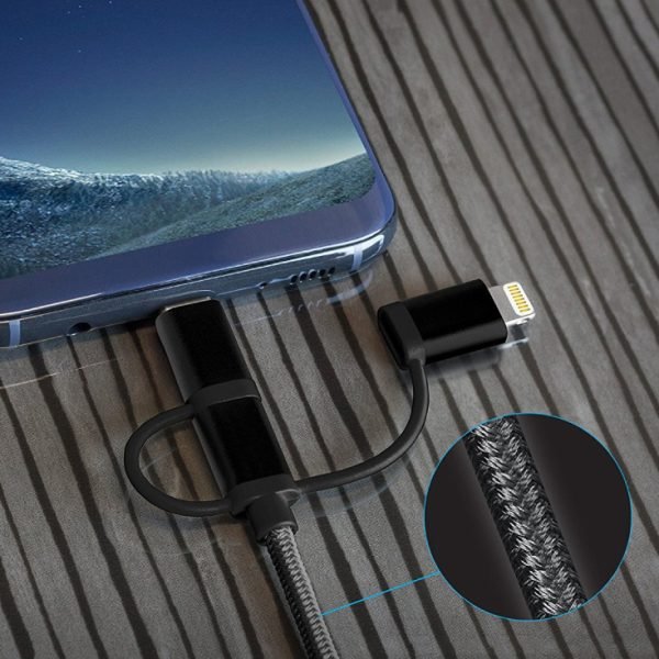 USB Kabel | USB A- | Micro B+ | USB - C + Apple