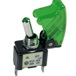 Aluminijumski Prekidac | Zeleni Poklopac - Lampa