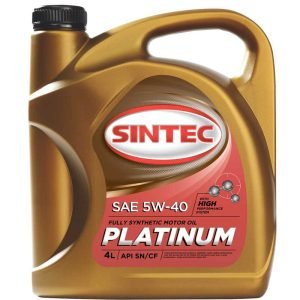 SINTEC Platinum SAE 5W-40 - Motorno Ulje | 4L
