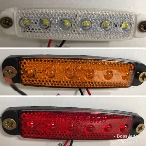 LED Gabarit Svetla - BELO | ŽUTO | CRVENO - 6xLED