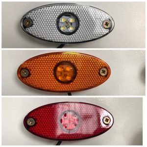 LED Gabarit Svetlo - BELO | ŽUTO | CRVENO - 24V - ELIPSA