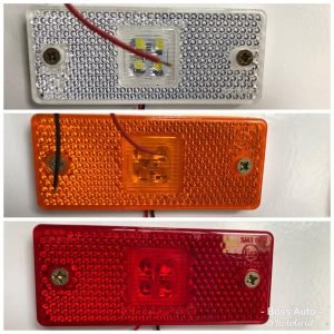 LED Gabarit Svetlo - BELO | ŽUTO | CRVENO - 4 Led Kocka