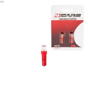 Sijalica | Ubodna Crvena - 1.2 W 1 LED - 4 cars