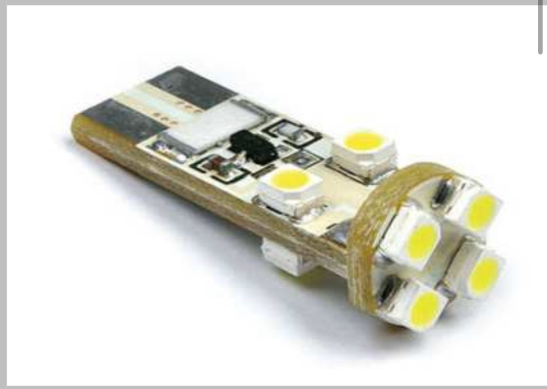 W5W, 12V, 8*2835SMD CANBUS, White MAYER - Slika 3