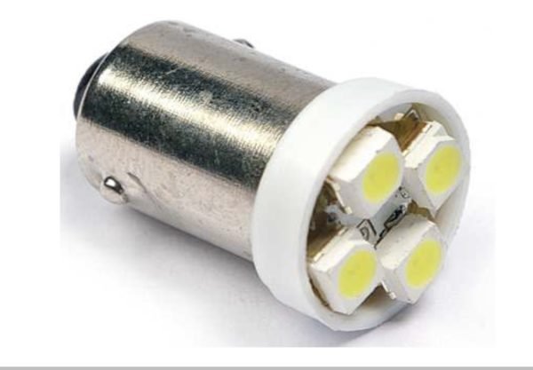 T4W, BA9S, 12V, 4*2835SMD, White MAYER