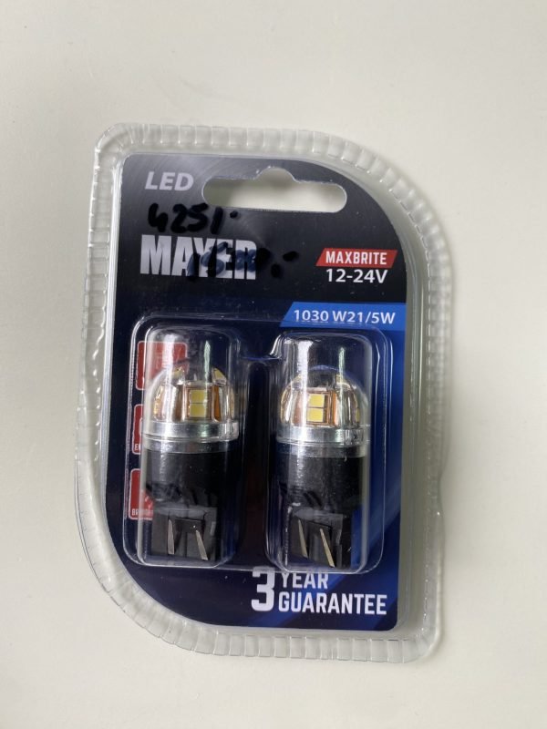 W21/5W, 12-24V 15*2835SMD, Constant Current CANBUS MAYER