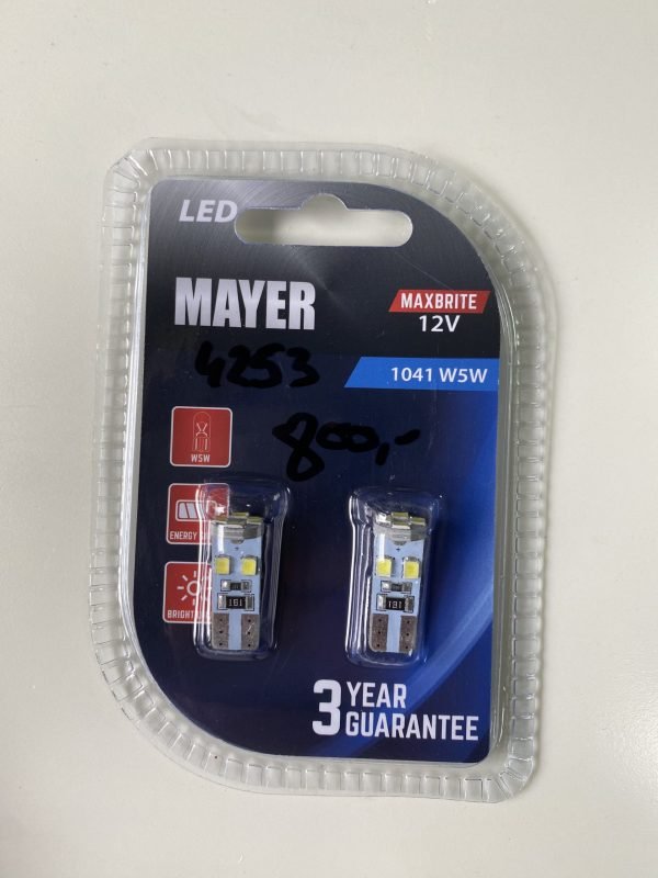 W5W, 12V, 8*2835SMD CANBUS, White MAYER