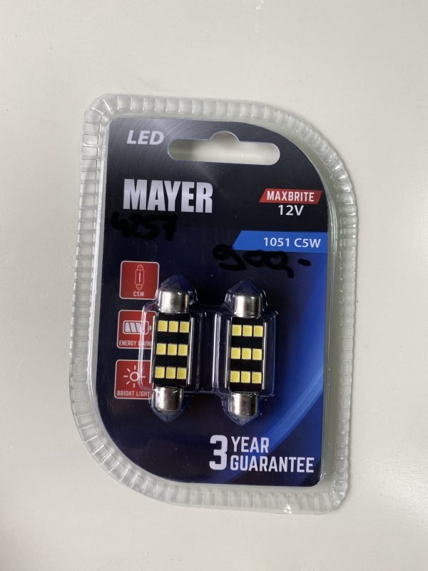 C5W 41mm, 12V 9*2385 SMD, CANBUS, White MAYER