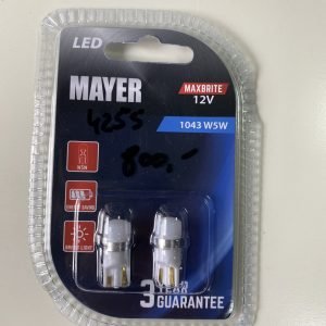W5W, 12V, 1*3030SMD CANBUS, White MAYER