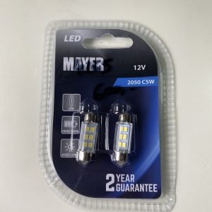 C5W 36mm, 12V 6*2835SMD, White MAYER