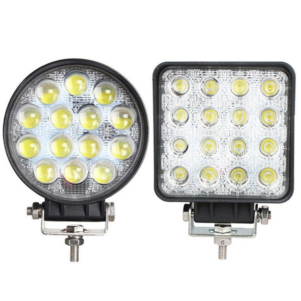 LED Radni Far - OKRUGLI - 48W - Slika 2