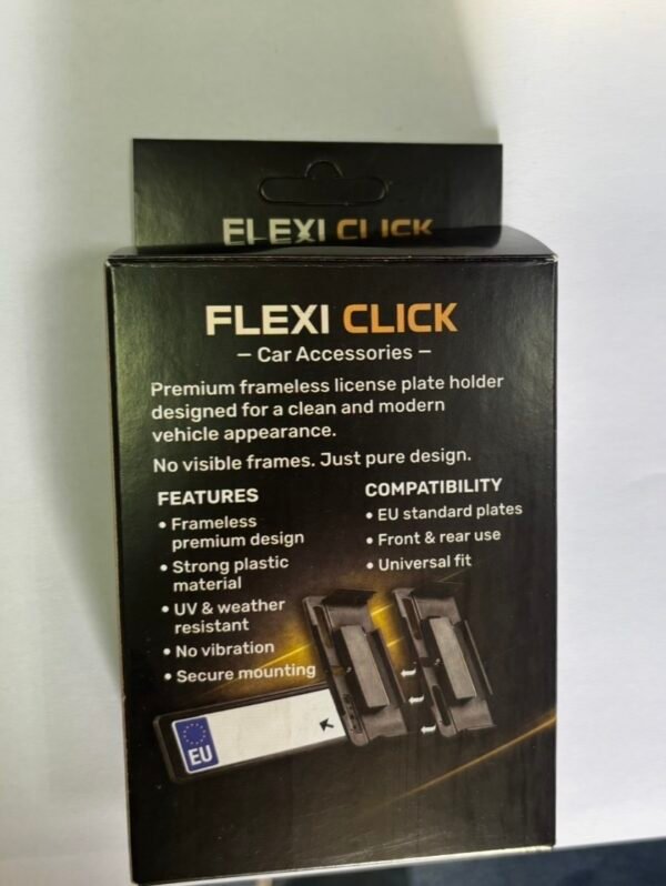 Drzac za tablice nevidljivi FLEXI CLICK beli